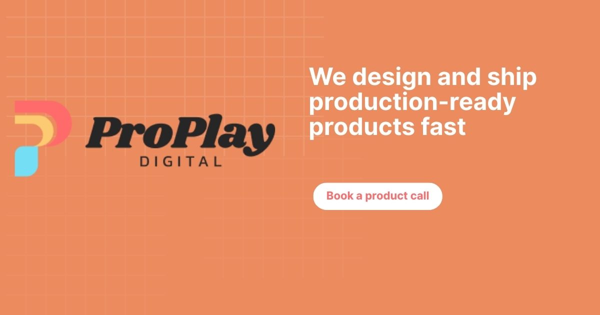 ProPlay Digital | MVP & Startup Product Studio